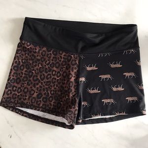 FINAL SALE Victoria Secret Sport Leopard Print Shorts